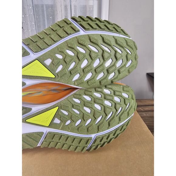 Nike React Pegasus Trail 4 Grey/Volt-Orange Running Shoe‎ DJ6158 002 Mens Sz 10 - Picture 15 of 16